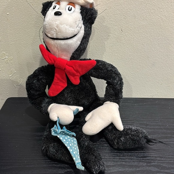 Vintage 1983 Dr Seuss Cat in the Hat Plush Toy - Picture 2 of 5
